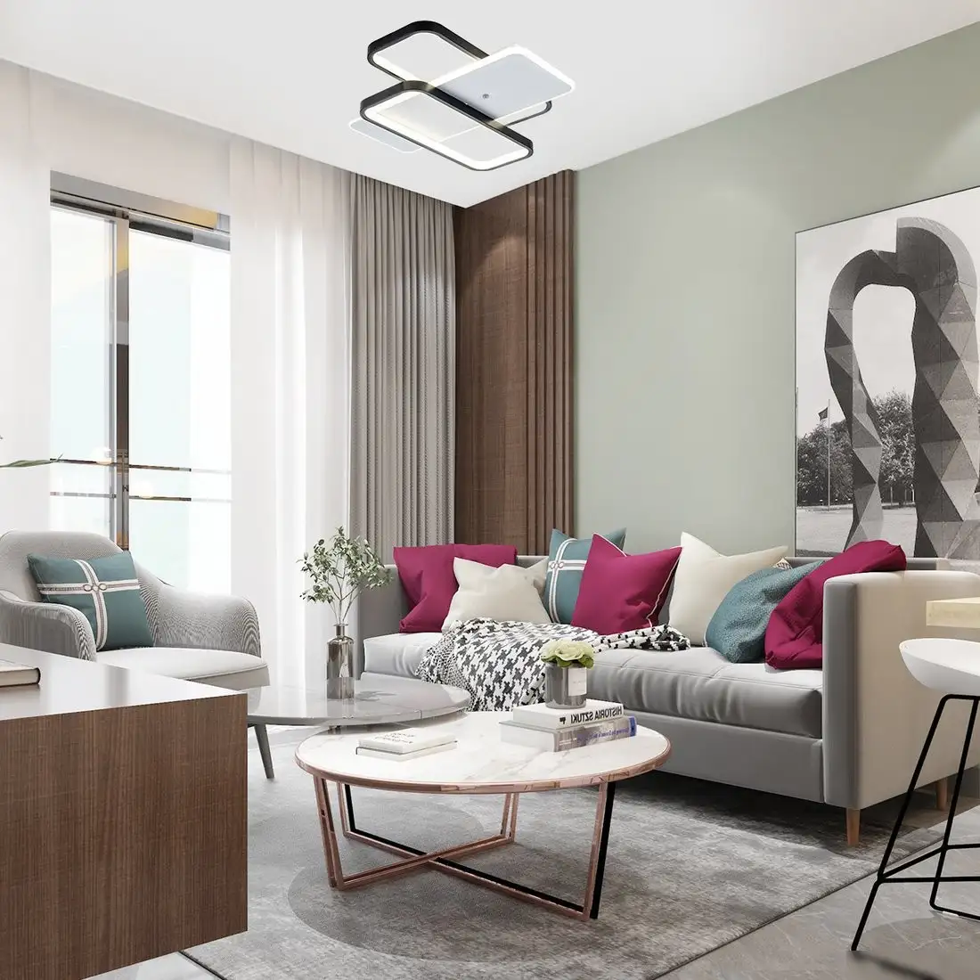 Припотолочная люстра Escada Space 10215/S LED – фото товара
