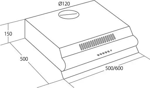 Кухонная вытяжка Akpo P3050 WK-7 (нержавеющая сталь) - подробное фото Кухонная вытяжка Akpo P3050 WK-7 (нержавеющая сталь) - фото товара