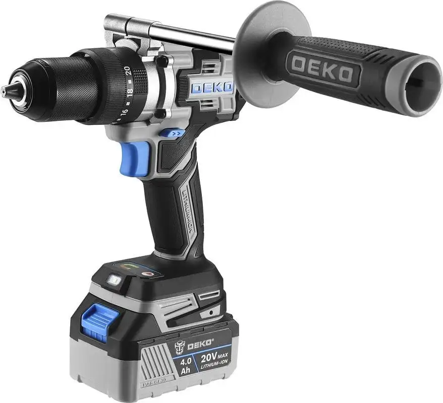 Ударная дрель-шуруповерт Deko DKCID20 Pro 085-1068 (с 1-им АКБ) – фото товара