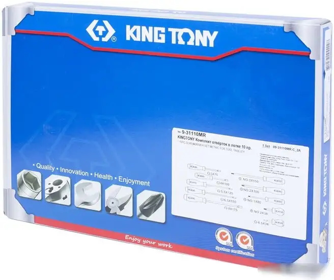 Набор отверток King Tony 9-31110MR (10 предметов) – фото товара