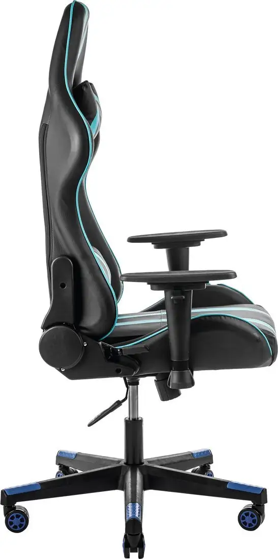 Игровое (геймерское) кресло Mio Tesoro Control 8051 (черный/синий) – фото товара