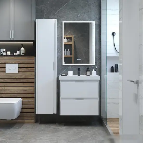 Briz Тумба подвесная Вена 70 с умывальником Грэйс – фото товара