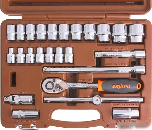 Набор торцевых головок Ombra 911225 25 предметов – фото товара
