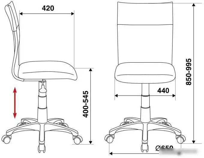 Кресло Бюрократ CH-1399 (Черный) – фото товара