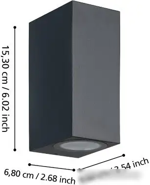 Уличный настенный светильник Eglo Jabaga 900276