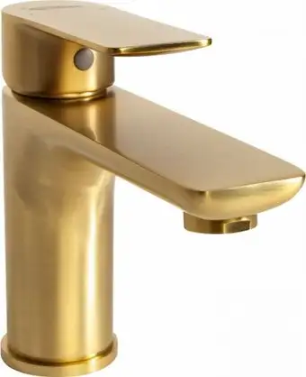 Смеситель Hansberge H1099 (золото матовый) - изображение в каталоге