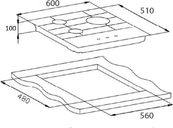 Варочная панель Weissgauff HGG 631 BG - фото товара