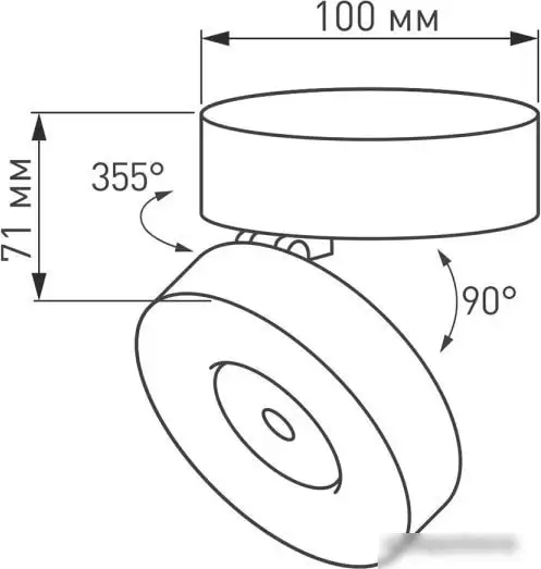 Спот Arlight SP-MONA-SURFACE-R100-12W Day4000 025442(1) – фото товара