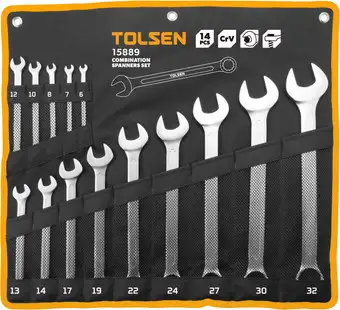 Набор ключей Tolsen TT15889 (14 предметов)