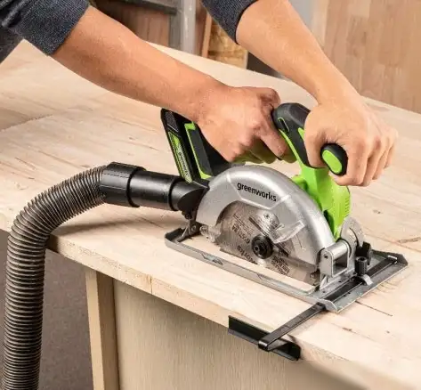 Дисковая (циркулярная) пила Greenworks GD24CS165 1501607 (без АКБ) – фото товара