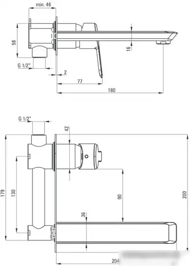 Смеситель Deante Arnika Nero BQA N54L - фото товара
