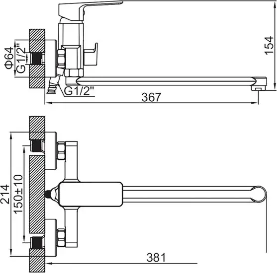 Смеситель Ledeme L2280Y - фото товара