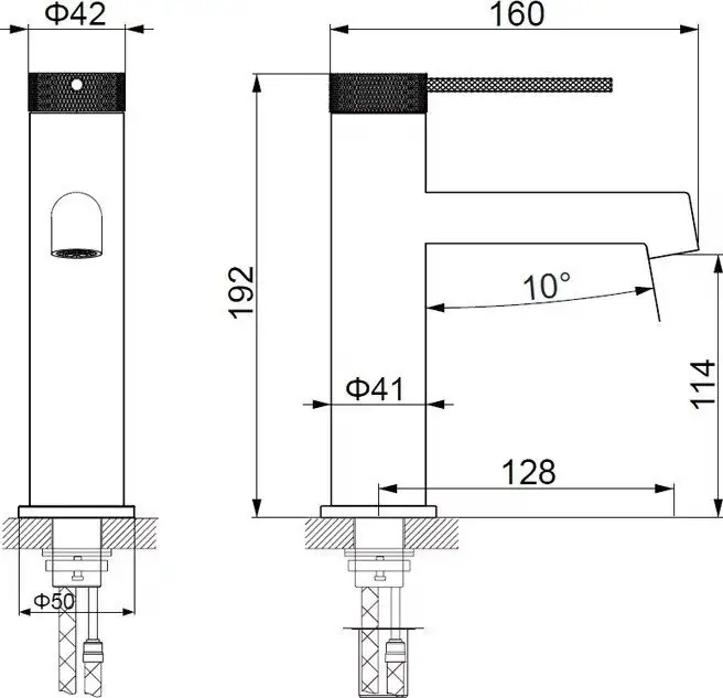 Смеситель Vincea Rim VBF-2RM1CH - фото товара