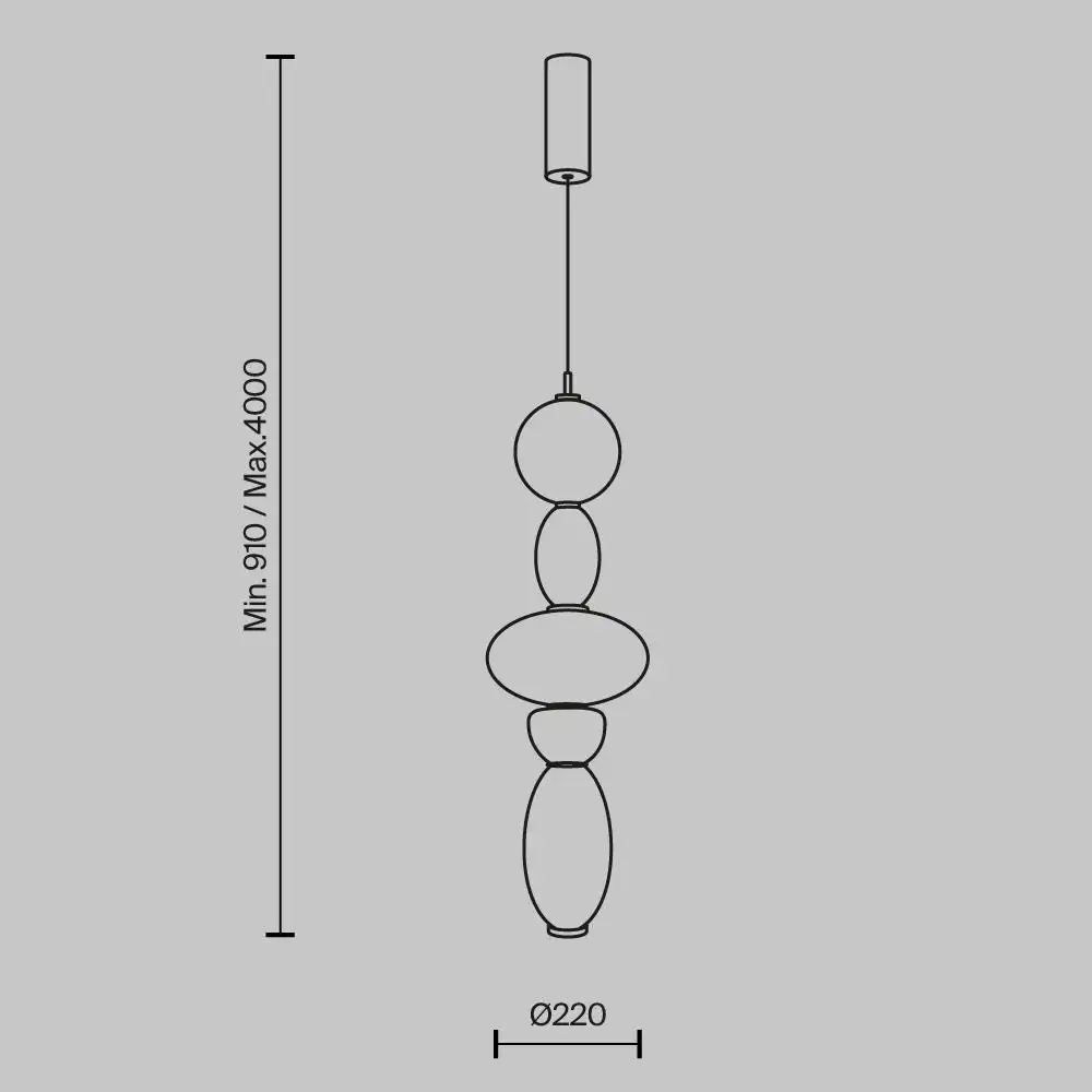 Подвесная люстра Maytoni Adore MOD297PL-L24BS3K1 – фото товара