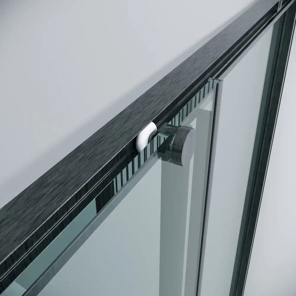 Душевой уголок Grossman Galaxy 90x80x195 300.K33.01.9080.42.00 (графит сатин/прозрачное стекло) - фото товара