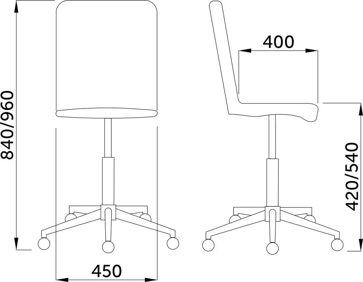 Офисное кресло AksHome Fiji поворотный (капучино велюр HCJ-11/хром) – фото товара