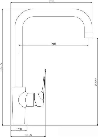 Смеситель Rossinka Silvermix RS46-23 - фото товара