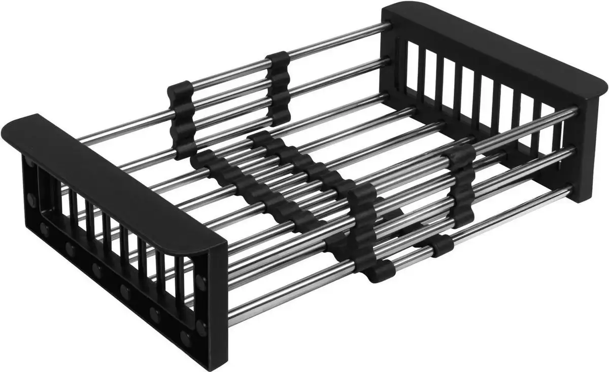 Кухонная мойка Schtoff Best Decor Black 4550 + коландер KR-1 BLACK + дозатор SD-1 BLACK, комплект - фото товара