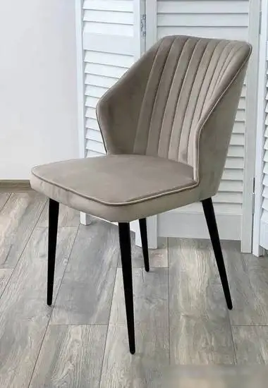 Стул M-City Seattle-V 461MC03827 (латте 25 велюр/черный)