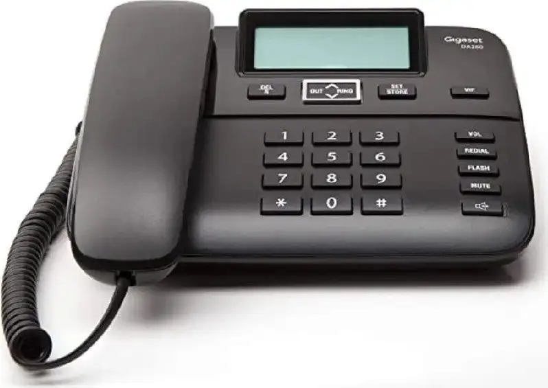Проводной телефон Gigaset DA260 (черный) – фото товара