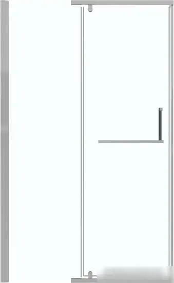 Душевая дверь Grossman Pragma 110x195 100.K33.03.110.10.00 (хром/стекло прозрачное) - изображение в каталоге