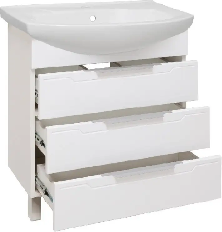 Runo Тумба с умывальником Runo Верона 65 + Элеганс 65 (напольная) – фото товара