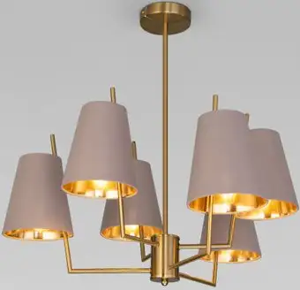Подвесная люстра Евросвет 60173/6 (латунь) – изображение в каталоге