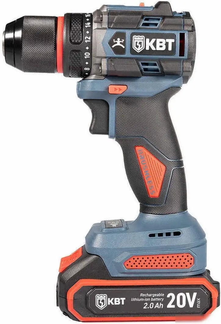 Дрель-шуруповерт КВТ Профи DB-20-13 (с 2-мя АКБ, кейс) – фото товара