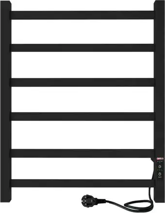 Полотенцесушитель ProHeat Quadro 50х60 (терморегулятор, таймер, черный муар) - изображение в каталоге