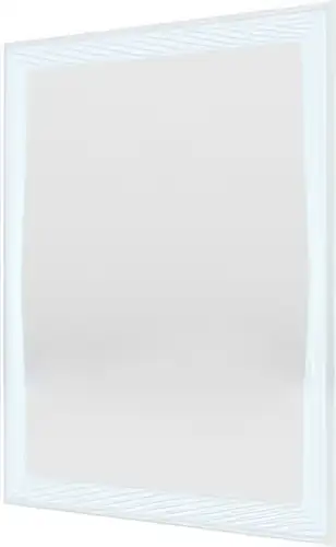 Пекам Зеркало Lines 80x120 lines-80x120scl (с подсветкой, с сенсором на прикосновение, часами)