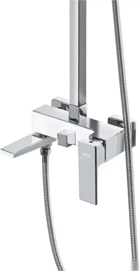 Душевая система Grocenberg GB7008 (белый хром) - фото товара