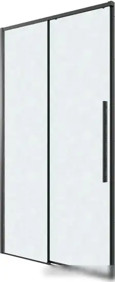 Душевая дверь Grossman Galaxy 100.K33.01.130.21.02 130x195 (черный матовый/стекло шиншилла)