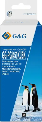 Картридж G&G GG-PGI450XLBK (аналог Canon PGI450XLBK) – изображение в каталоге