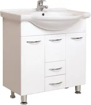 Onika Тумба под умывальник Моника 75.10 (белый) [107501] – изображение в каталоге