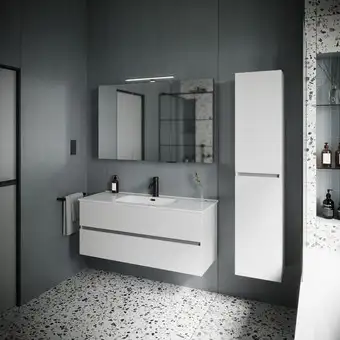 Sancos Тумба под умывальник Urban UR120-1W (белый глянец) – изображение в каталоге