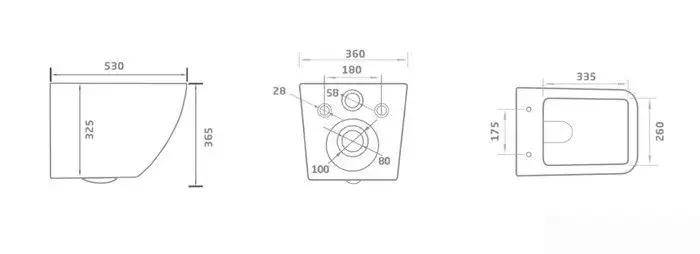 Унитаз Aquaceramika Mikado AC013E - фото товара