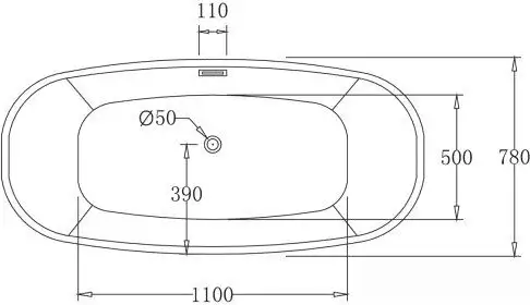 Ванна BelBagno BB72 170x78 - фото товара
