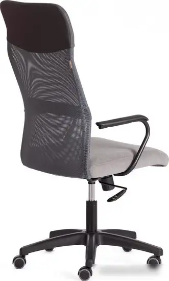 Кресло TetChair Practic флок/кожзам (серый) – фото товара