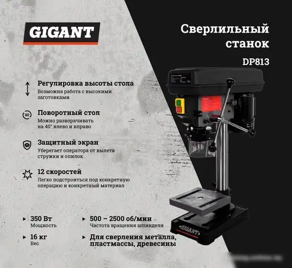 Станок Gigant DP813 – фото товара