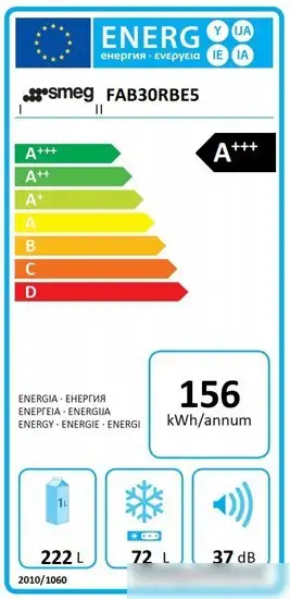 Холодильник Smeg FAB30RBE5 - фото товара