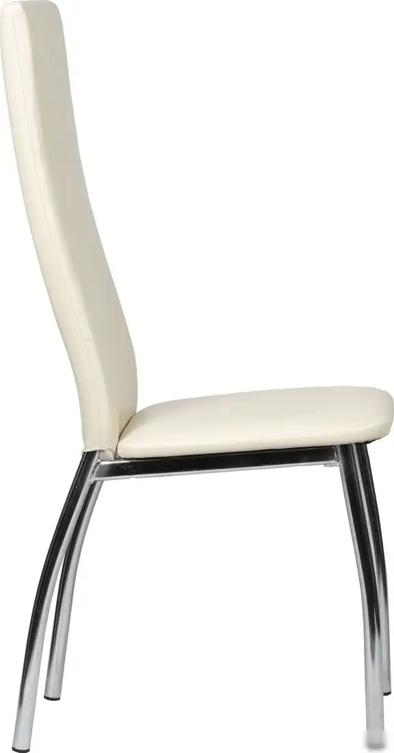 Стул ВВР Версаль (ваниль/хром, экокожа) – фото товара