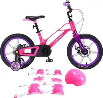 Детский велосипед Nialanti Magic 16 MD 2025 (розовый, с комплектом защиты) – изображение в каталоге
