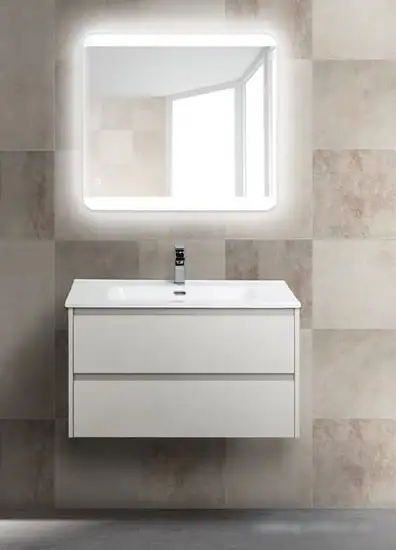 BelBagno Тумба под умывальник Kraft-800-2C-SO-BO (bianco opaco) – фото товара