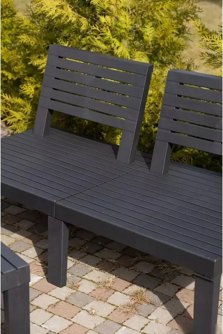 Набор садовой мебели Ipae Progarden MOL05CCA (антрацит)