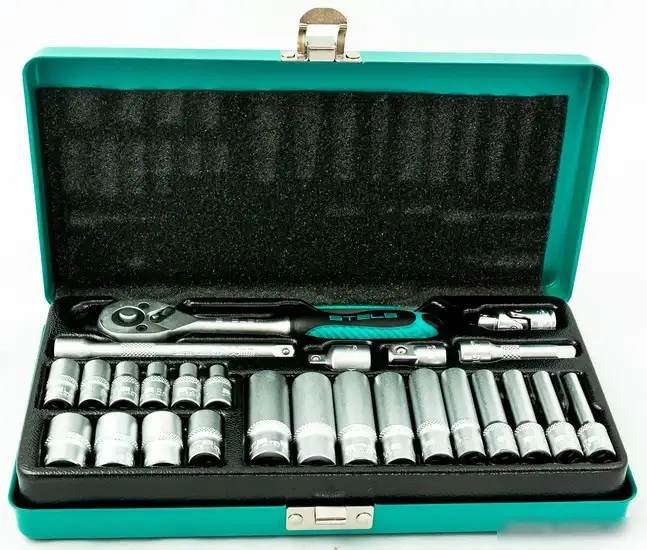 Набор трещотка с головками Stels 13574 (26 предметов) – фото товара