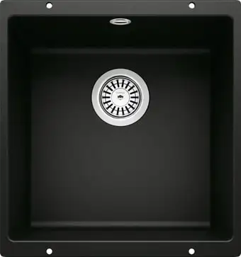 Кухонная мойка Blanco Rotan 400-U 526097 (черный) - изображение в каталоге
