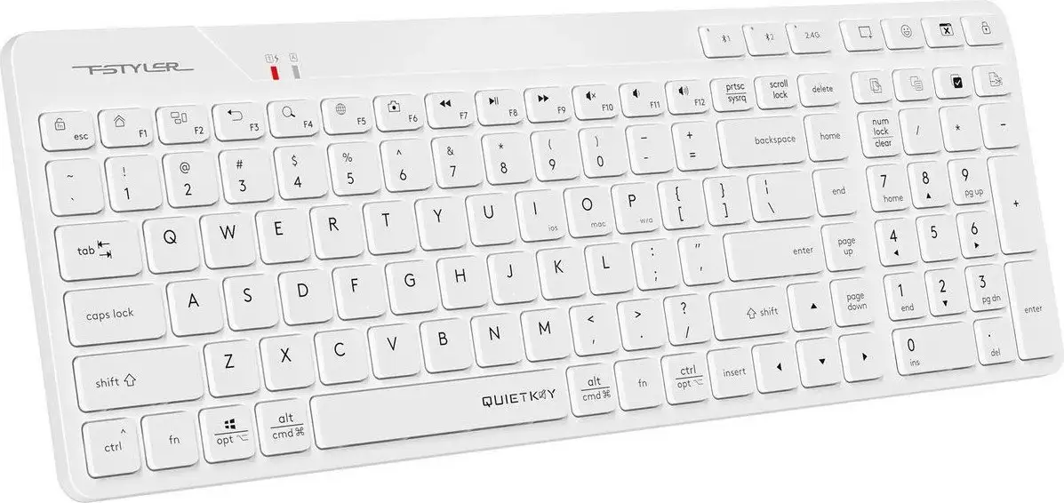 Клавиатура A4Tech Fstyler FBK27C AS (белый) – фото товара