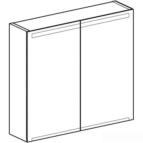 Мебель для ванных комнат Geberit Шкаф с зеркалом Option 500.205.00.1 – фото товара