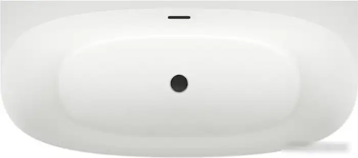 Ванна Wellsee Belle Spa 2.0 170x75 235804003 (пристенная ванна белый глянец, экран, каркас, сифон-автомат матовый черный) - фото товара
