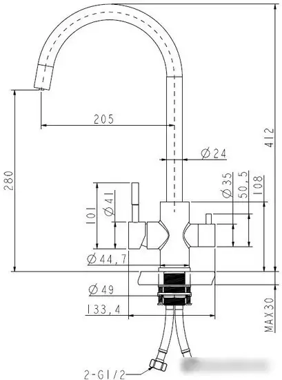 Смеситель ZorG Atlas (satin premium) - фото товара